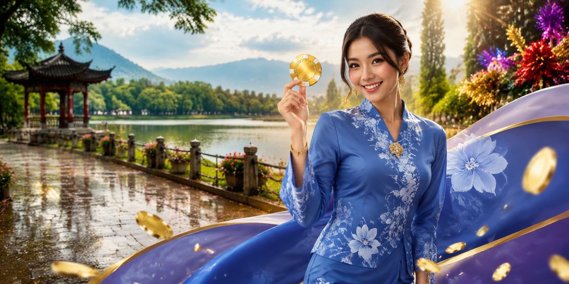 Pengguna Malaysia bergaya baju kurung menerima cashback bonus daripada promosi cuci711