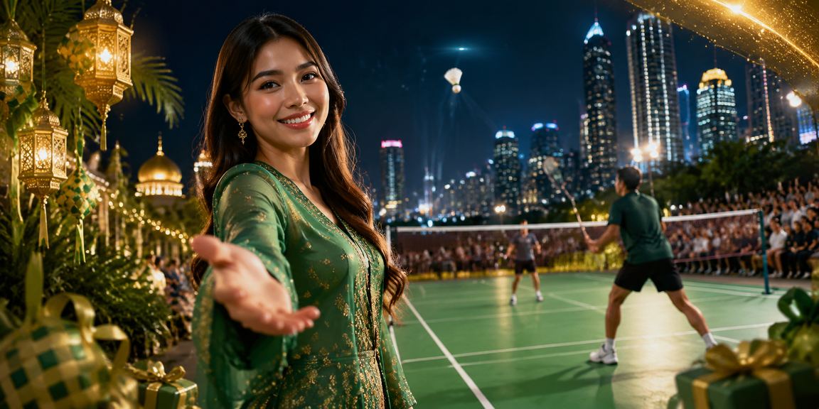 Suasana pertaruhan Hari Raya di Petaling Jaya dengan tema kasino tempatan